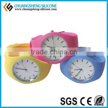 Kids favourite the most fashion candy color silicone wrist watch digital watch ajustable eco-friendly FDA silicone child's watch