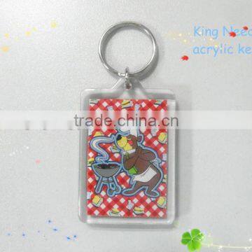 Donguan wholesale acrylic Key Chain key Ring