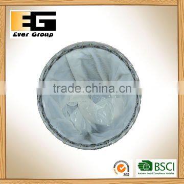 Grey Woven Flowerpot With PVC Linner/ Storage Bucket/Garden Planter photo-4