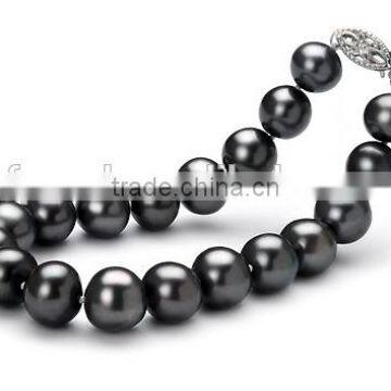 Wholesale 8-9mm Black Freshwater Pearls Jewelry Bracelet photo-3