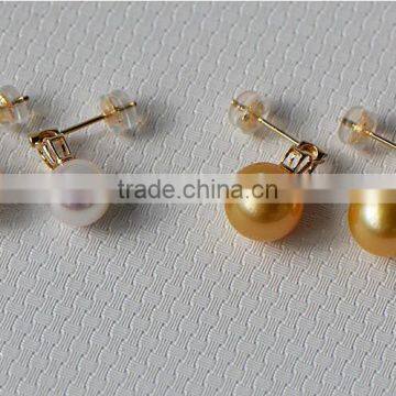 Charms 9-10 mm South Sea Pearl Jewelry Earrings photo-4