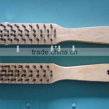 brass/steel wire brush