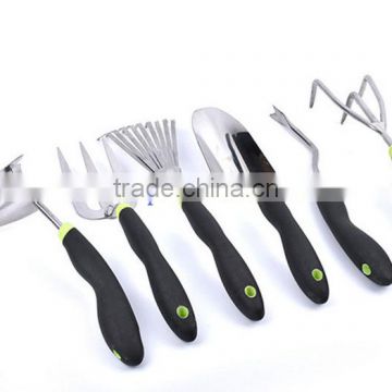 2016 New Design 6pcs Small shovel / rake / fork Stainless Steel Tools of Garden