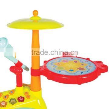 Dongguan Toys Kids Electronic Toy Drum Set With Adjustable Sing-along Microphone and Stool From Factory photo-5