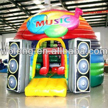 2017 Popular outdoor playground inflatable castle, jumping castle