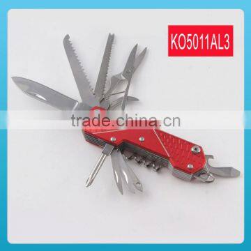 2014 Newest high quality stainless steel pocket multi knife tools KO5011AL3