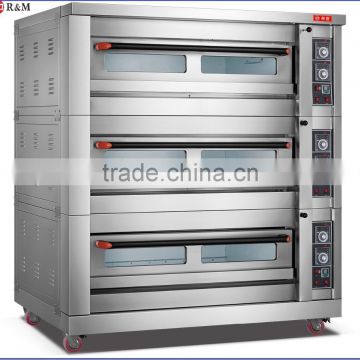 Industrial Large Capacity Bakery equipment 400 Degree Electric Bread Baking Oven