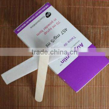 High Quality Adult and Child Single Paper Wrapped Wooden Tongue Depressor Sticks