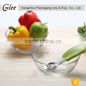 Ec-friendly useful Top quality round super clear glass salad bowl