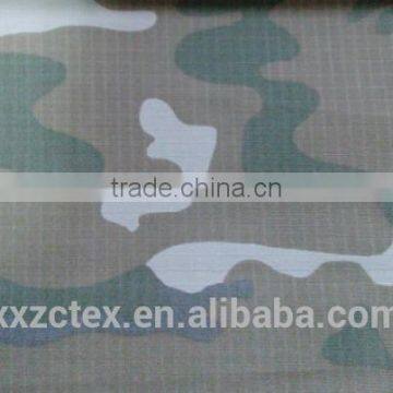 T/C polyester/cotton water-proof camouflage ripstop fabric for uniform