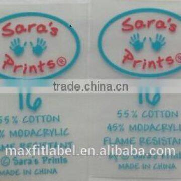 Good Washable Label Transfer for Kid's Clothing photo-5