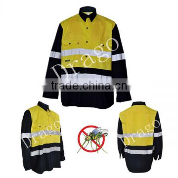 100 cotton anti mosquito shirt workwear