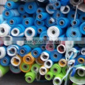 Pvc Coated Fabric Tarpaulin Stock Lots For Tent and Truck Cover