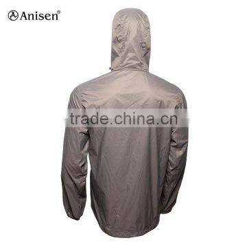 100% Nylon Men Breathable Thin and Light Ourdoor Hoodies Jacket photo-2