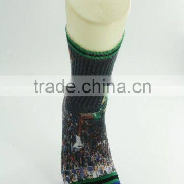 Custom 3D Digital Printed Sport Basketball Socks photo-4
