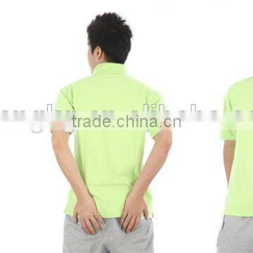 China factory Custom logo brand pure color blank polo T shirt