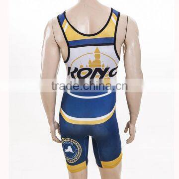 Specialized Custom Sublimation Printing Cheap Wrestling Singlets for Sale photo-2