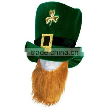 Plush Leprechaun Hat with Beard