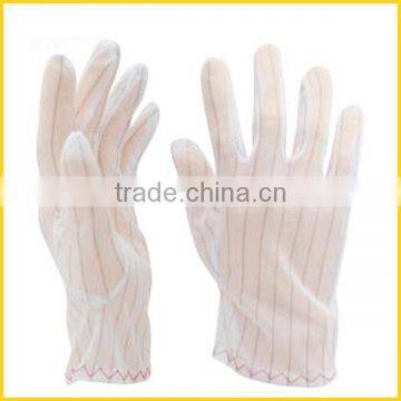 Anti-static knitted gloves with carbon fiber glove