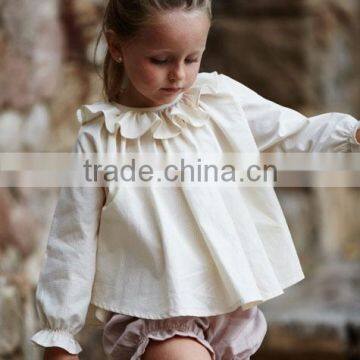 China Top Ten Selling Products 100 Little Model Girl Latest Design Ruffle Top photo-2