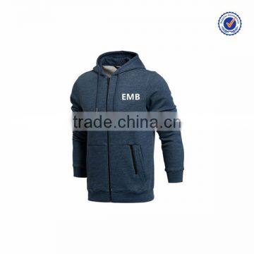 New Design Men Custom Casual Zip Up Sports Wear Custom Embroidered Hoodies photo-2