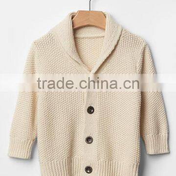 Baby Shawl Collar Cardigan Soft Sweater Coat