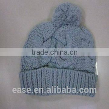 lady handmade knitted cap