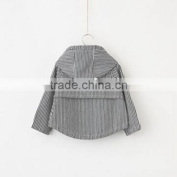New 2017 Wholesale Hot Spring Boys and Girls Cotton Long Sleeves Striped Hooded Coats 2-7 Years photo-3