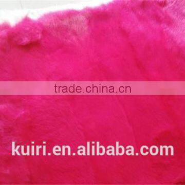 Daying Origin Rabbit Fur Plate Real Rabbit Pelt Plates Dyed Colors Rabbit Fur Skin Plates photo-3