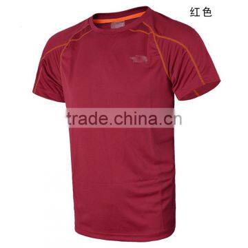 Cheapest Custom Comfort Bulk Plain O-neck Short Sleeve Polyester and Spandex Blank Sport T-shirts, Design Blank Mens Sweat Tees photo-3