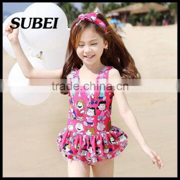 Children's Swimwear, Siamese Skirt Type Printing Swimsuit photo-2