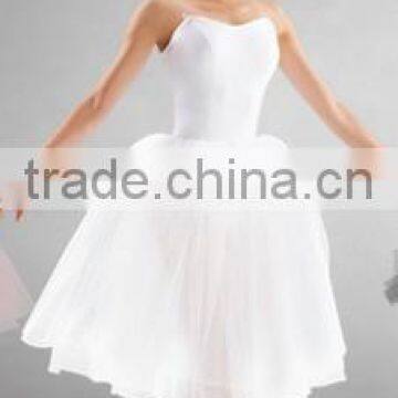 Unique wholesale leotard sexy white dance ballet dress