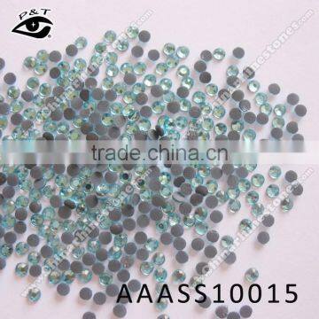 AAA grade hot fix chinese rhinestone ss10 aquamarine color crystals for transfers