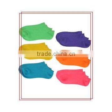 Women Plain Colored Rich Luxury Cotton Ankle Socks