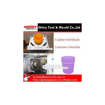 Plastic Injection Mold Design Buckets/ Moldes De Baldes photo-3