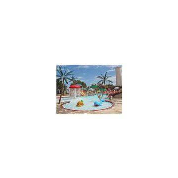 Mini Kids Aqua Park Equipment , Water Park Slides / mushroom