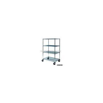 Industry prevent static cart and wire shelving/display shelf