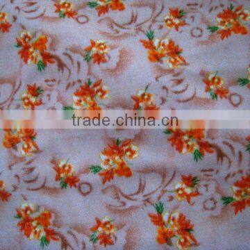 100% polyester printed high velour JL-06