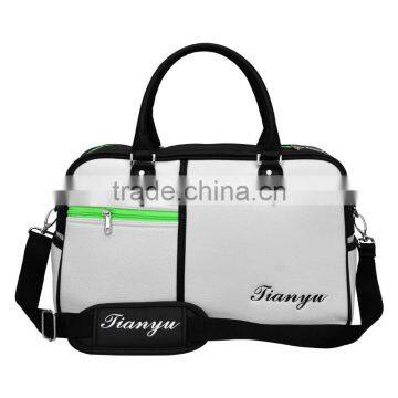 white green golf clothes bag/sky yu ha fancy golf clothes shoesbag/fancy golf bag