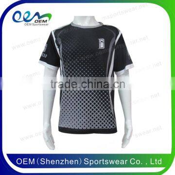 Quick dry polyester sublimated sports t shirts