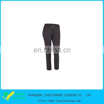 Slim Fitted 96% Polyester 4% Spandex Durable Ladies Golf Trousers