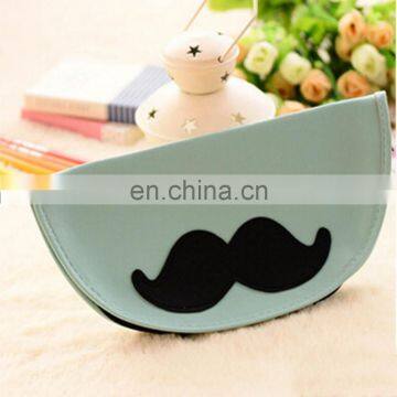 Yellow Color Wholesale Smile Design PU Promotional Mouse Mat