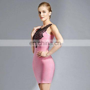 latest cheap pink mini women dress ladies formal dress patterns with neck lace