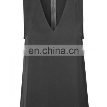 Latest New Models Blouses Fashion Neck Blouse Design With Tie Details photo-4