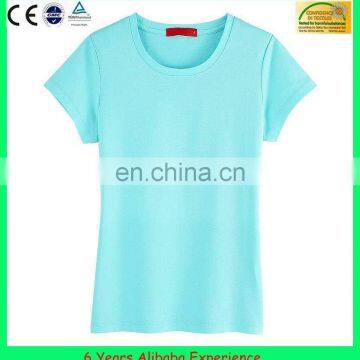 2015 Custom Mens T-shirt Promotional Plain Cotton T-shirt -6 Years Alibaba Experience