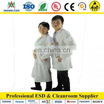 Jacket Type, 5mm Grid White Poly/cotton Anti-static Smock photo-4