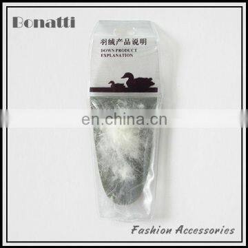 high quality down feather label for garment