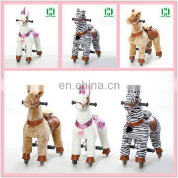 HI kids amusement mechanical ride on toy horse riding horses for sale