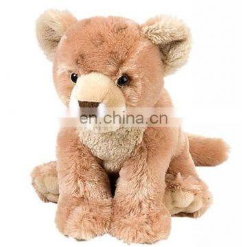 Life-size super soft plush lion sitting toys