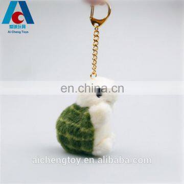 custom wholesale small tortoise plush keychain